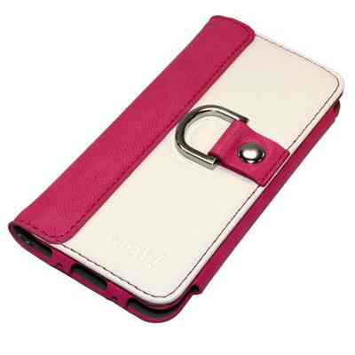 Funda Tac Iphone 5 Diary Card Slot Blanc